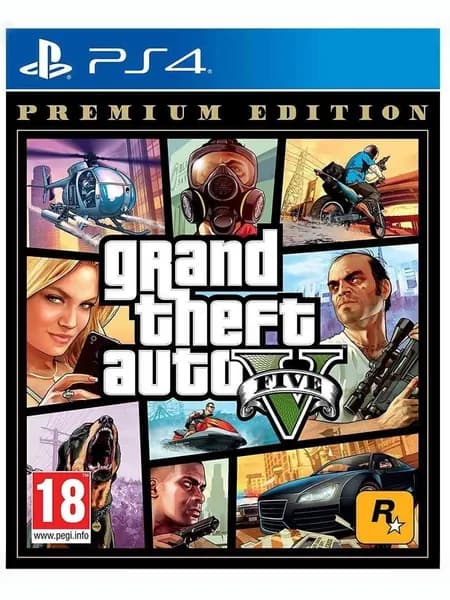 Игра Игра Grand Theft Auto V Premium Edition, для PlayStation 4, 18+, для 1 игрока (PlayStation 4, Русские субтитры)