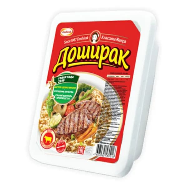 Лапша Doshirak говядина быстрого приготовления 90 г