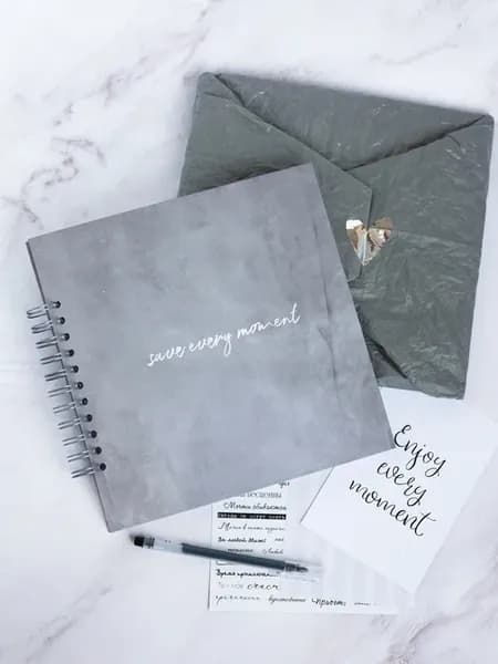 Книга пожеланий крафтовая