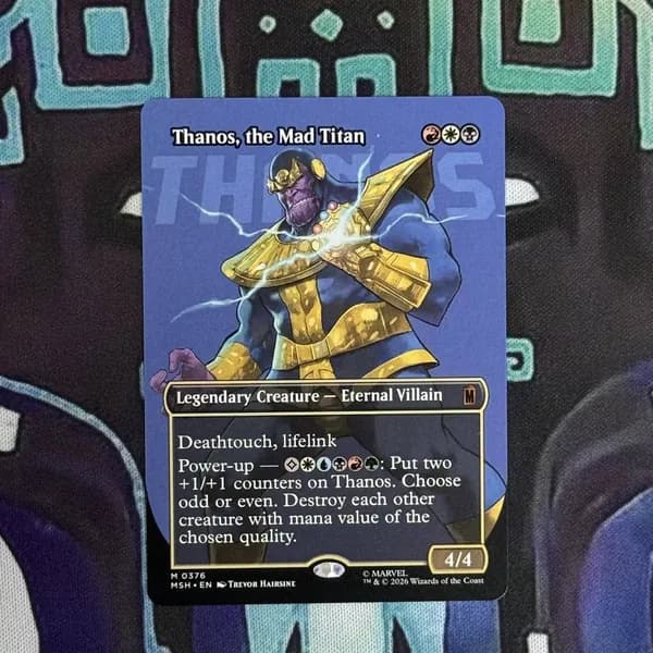 Кастомные прокси-карты высокого качества, MTG PROXY CARDS фойловые карты не, стандартный размерThanos,the MadTitan #376