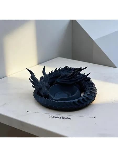 Креативный готический 3D-поднос с драконом, темный эстетичный пластиковый держатель для ювелирных изделий, для хранения ключей в прихожей спальни