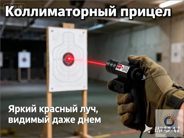 Коллиматорный прицел, телескопический, точный, долговечный, защищающий от столкновений и стабильный лазерный прицел