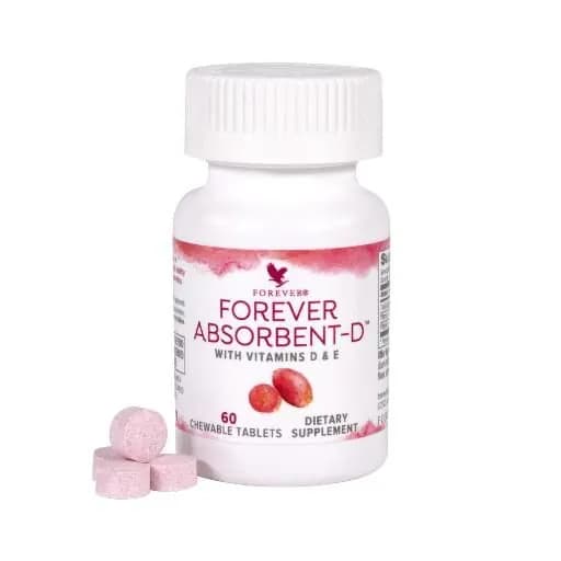 FOREVER ABSORBENT-D: Жевательные таблетки с витаминами D и E