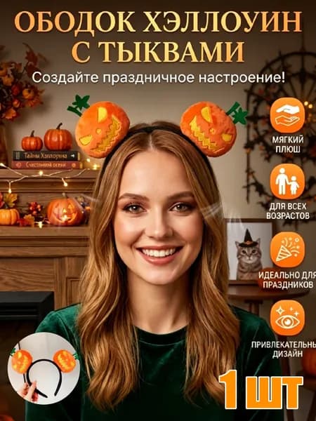 Красивый ободок для хэллоуинского выступления