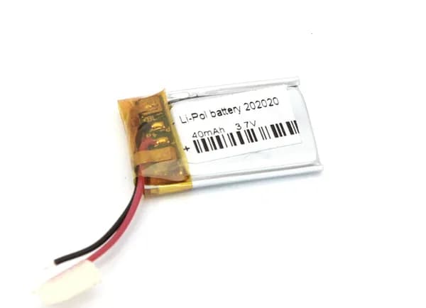 Аккумулятор Li-Pol (батарея) 2*20*20мм 2pin 3.7V/40mAh