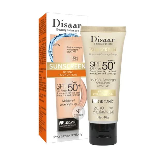 Солнцезащитный крем для лица SPF50 с увлажняющим и матирующим эффектом