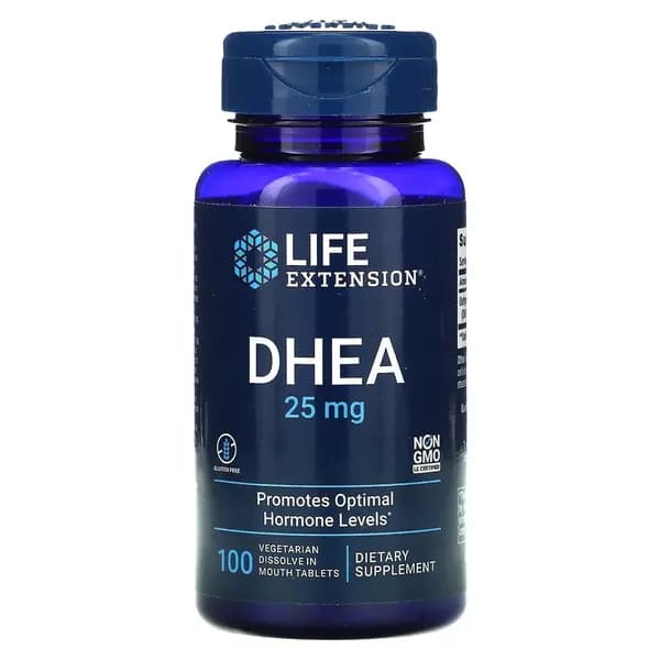ДГЭА (дегидроэпиандростерон) Life Extension DHEA 25 мг 100 таблеток для рассасывания