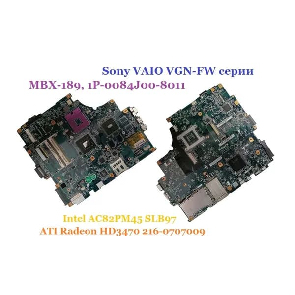 плата MBX-189, 1P-0084J00-8011 для ноутбука Sony VGN, донор!!!