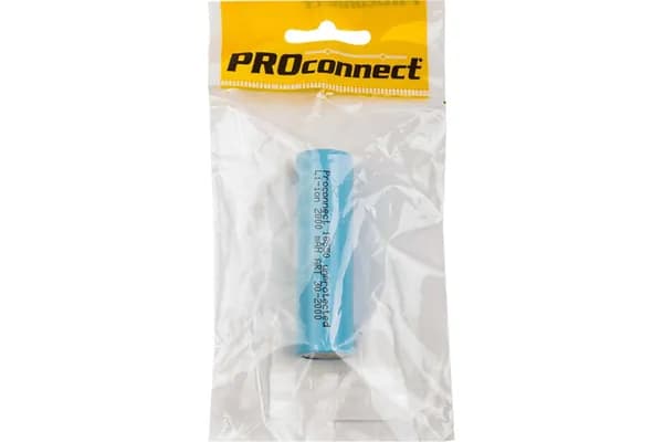 Аккумулятор Li-ion 18650, 2000 мАч, 3.7 В Proconnect 30-2000 (1 шт)