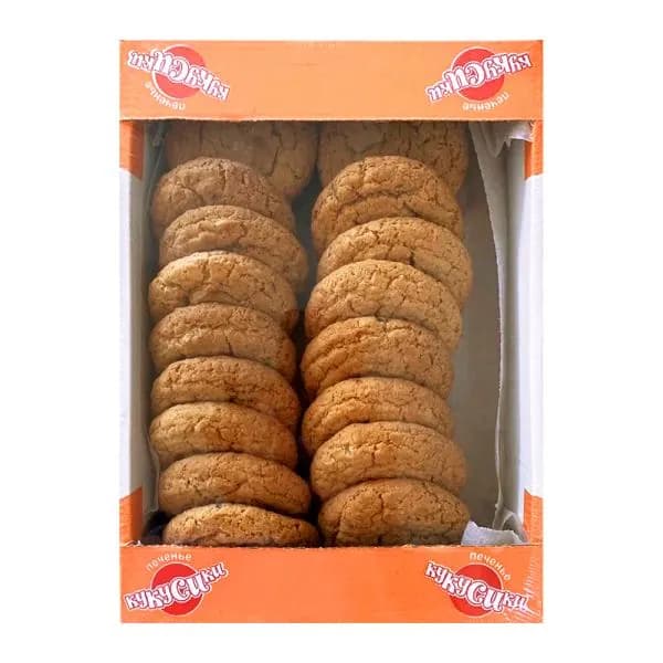 Печенье сдобное Овсяное с изюмом Кукусики 600г