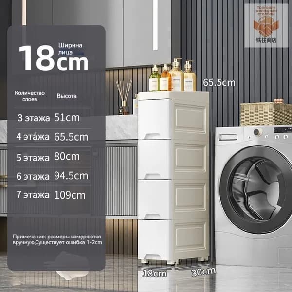 Тумба для ванной,, 18х30х65.5 см