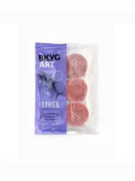 Тунец ВкусАрт замороженный без кожи филе 400 г