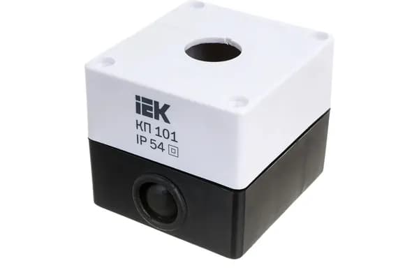 Корпус КП 101 1-м для кнопок бел. IEK BKP10-1-K01