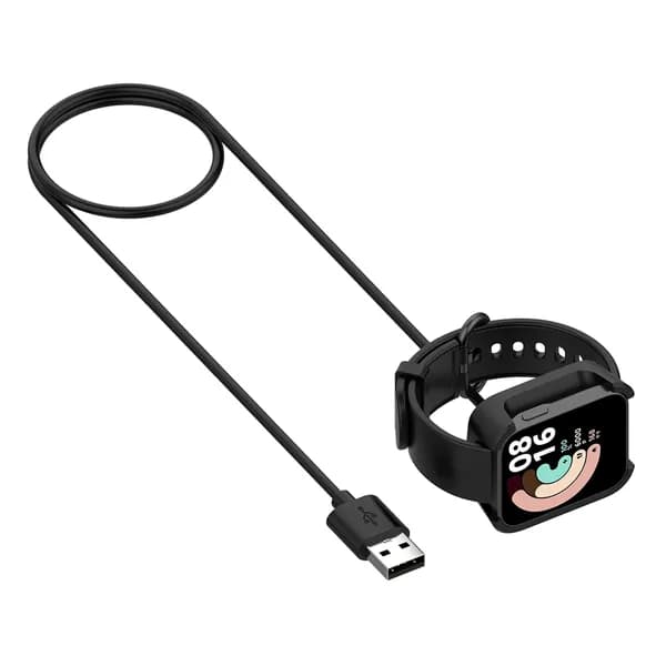 Зарядное устройство для Xiaomi Mi Watch Lite и Redmi Watch, чёрное, 100 см