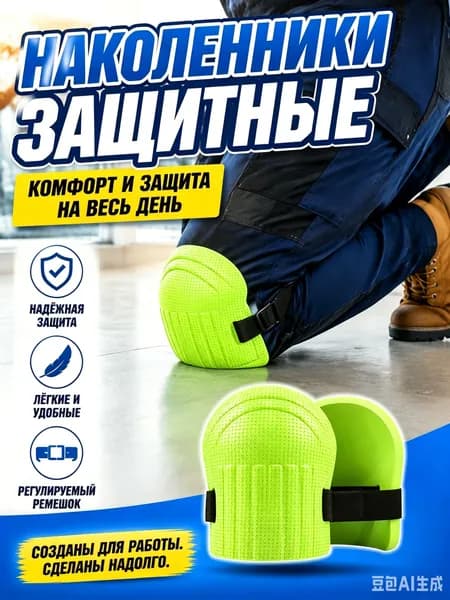 2 шт Наколенники садовые строительные универсальные, Защита коленного сустава