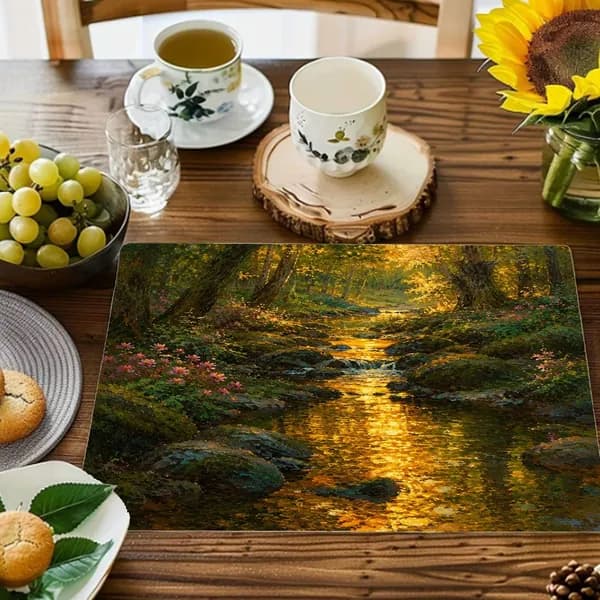 Салфетка сервировочная Искусственные материалы 32x42см, 1шт.