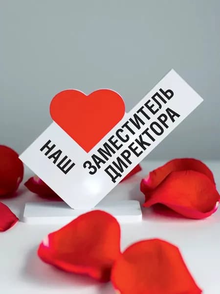 Подарок коллеге мини стела наш любимый заместитель директора