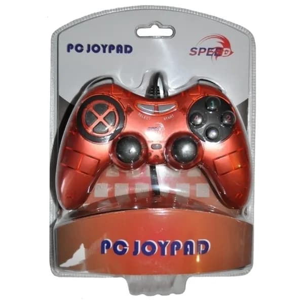 Геймпад (джойстик) Speed JNP-J2147G с микроджойстиками, usb питание, красный