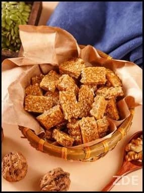 Рассыпчатое печенье Тао Су с льняным семенем и грецкими орехами (20 упаковок)