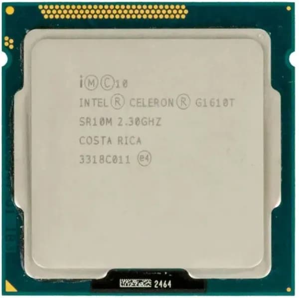Процессор Intel Celeron G1610T (CM8063701445100) OEM - LGA 1155, 2 х 2300 МГц, L2 - 0,5 МБ, L3 - 2 МБ, 2хDDR3-1333 МГц, Intel HD Graphics, TDP 35 Вт