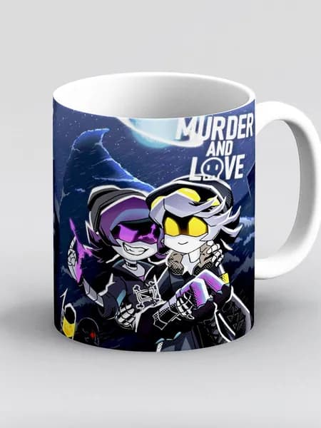 Кружка с приколом Дроны убийцы Murder Drones Узи Эн Uzi Love