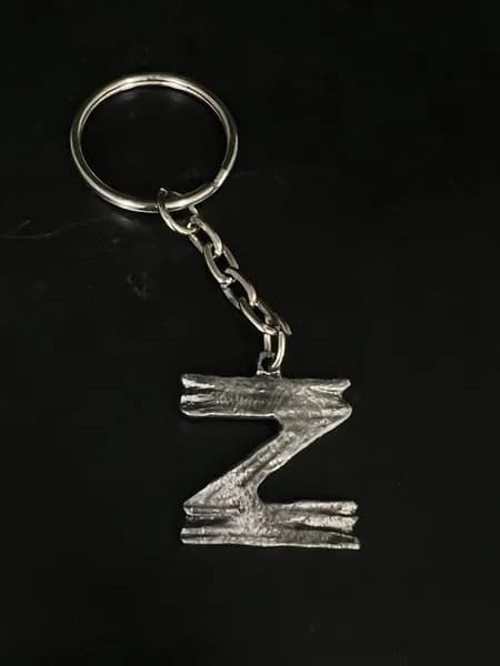 Брелок "Zа Победу", оловянный сплав, чернение