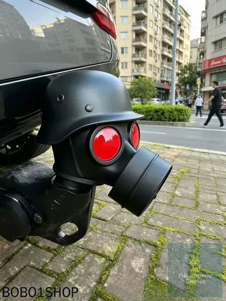Украшение крюка прицепа/колпачок на фаркоп,Это удлиненный нос с ромбовидной текстурой