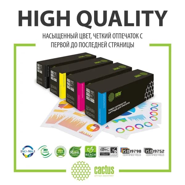 Картридж Cactus CS-TK5230Y TK-5230Y желтый, для KYOCERA Ecosys M5521cdn/M5521cdw/P5021cdn/P5021cdw, ресурс до 2200 страниц