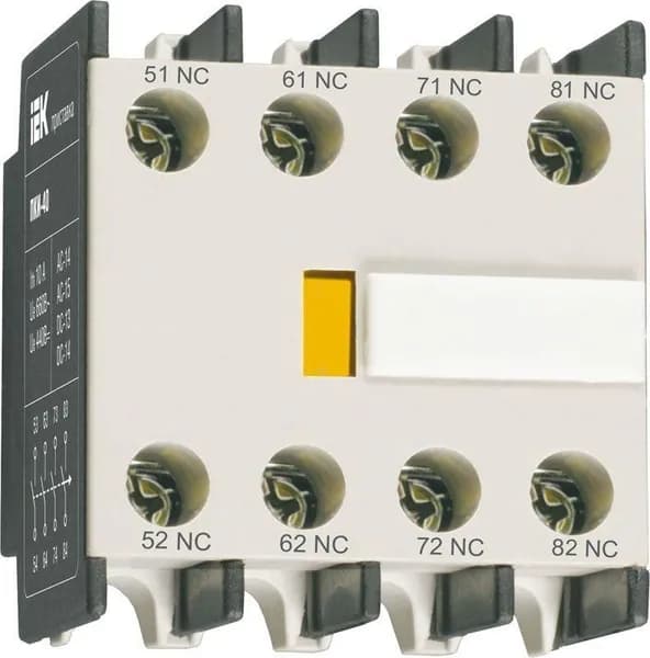 Приставка контактная ПКИ-40 доп. контакты 4НО KARAT IEK KPK10-40