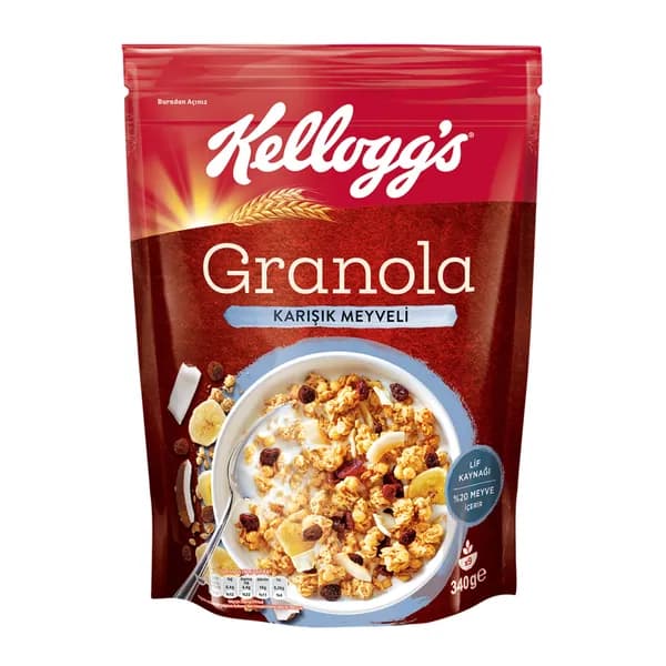Kellogg's Granola Mixed Berry 340 g - шоколад
