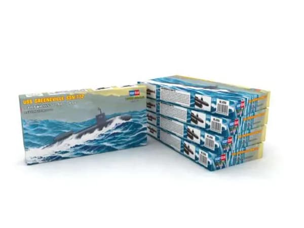 Hobbyboss 87016 1:700 U.S. Подводная лодка военно-морского флота Green Wiley SSN-772сборная модель корабля