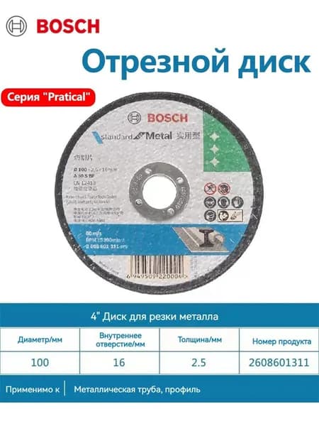 Bosch Круг отрезной 101 x 2.5