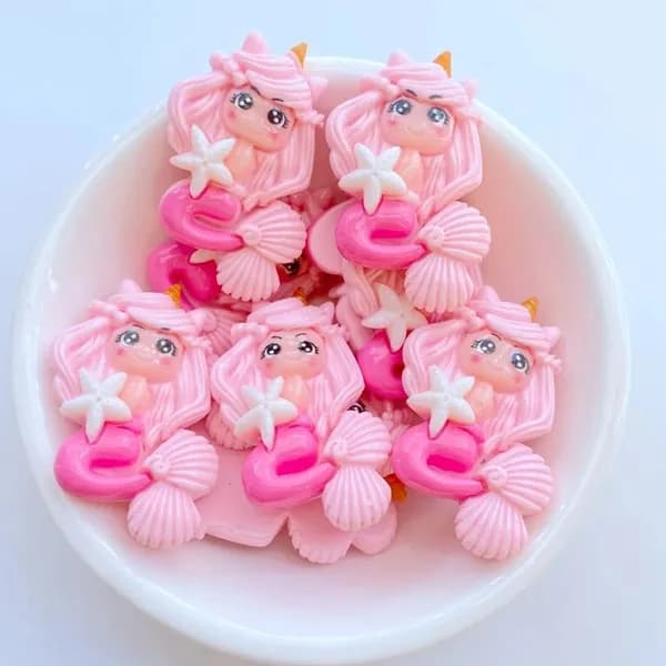 10pcs смола / Русалочка DIY украшения аксессуары
