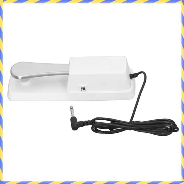 Sustain Foot Pedal, практичный и долговечный для музыкантов и профессиональных исполнителей белое