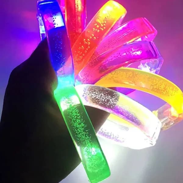 1 шт. светящихся браслетов с LED