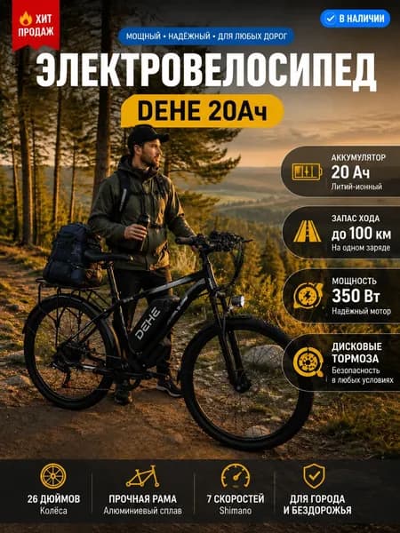 Электровелосипед, 350 Вт