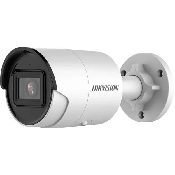 4Мп уличная цилиндрическая IP-камера Hikvision с EXIR-подсветкой до 40м и технологией AcuSense, 1/3" Progressive Scan CMOS