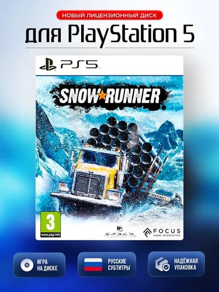 Игра SnowRunner (PlayStation 5, Русские субтитры)