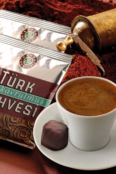 Турецкий кофе молотый DUNAY COFFEE (KAHVE DUNAYASI), средняя обжарка, 100% арабика,100 гр