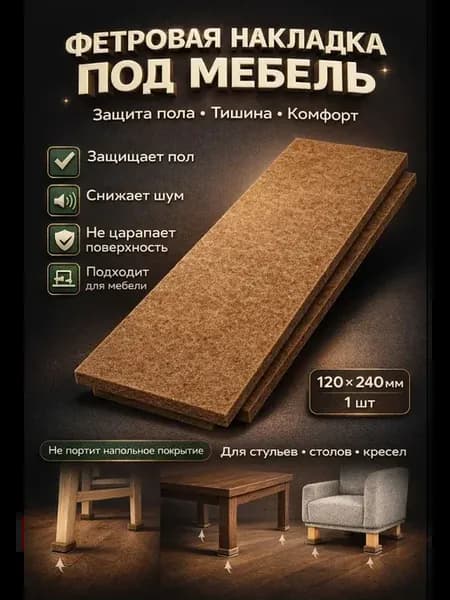 Накладки на ножки мебели