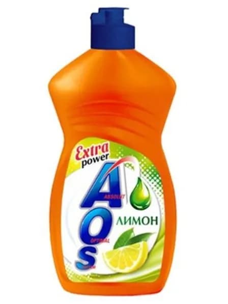 Средство для мытья посуды AOS (АОС) Лимон 450мл