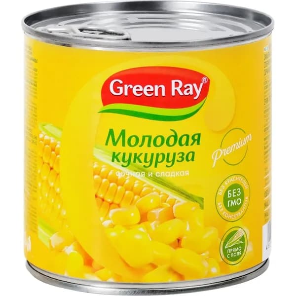 Кукуруза Green Ray сладкая 425 мл