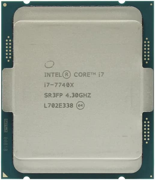 Процессор Socket LGA 2066 Intel Core i7 7740X HEDT ( 4 ядра 8 потоков 4300 МГц 4,3 ГГц кэш 8 Мб 112Вт 112W )
