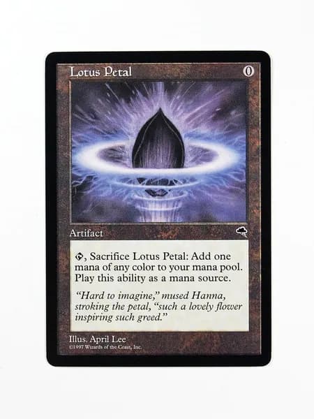 Обычная (Regular) прокси-карта TCG/MTG Proxy: Lotus Petal (TMP)