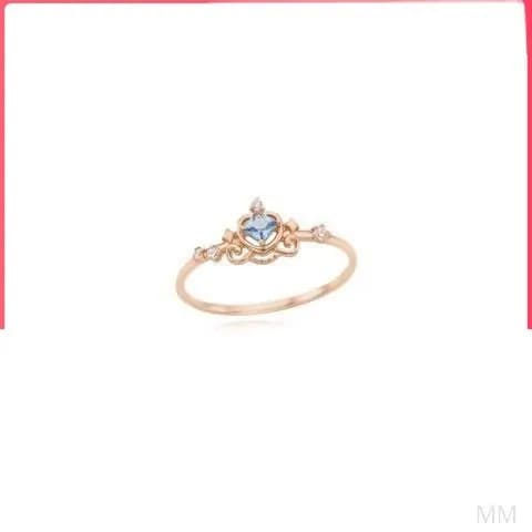 Южная Корея Lloyd Disney joint princess ring ins легкое роскошное кольцо из стерлингового серебра 925 пробы для девочек оригинального дизайна