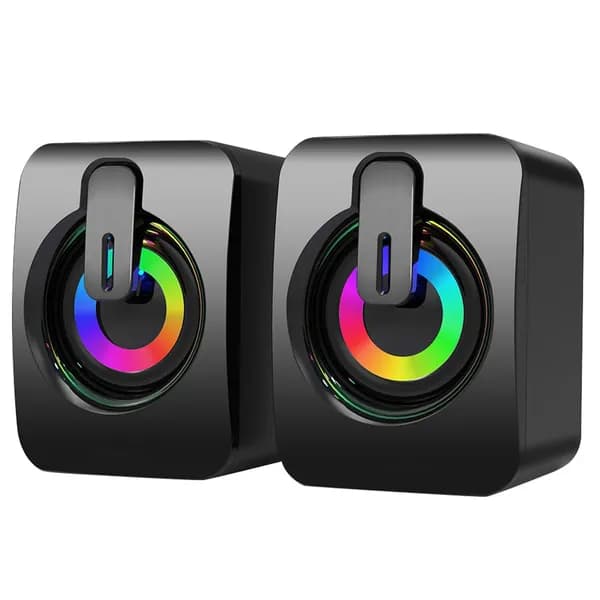 Компьютерные колонки из abs с низкочастотным динамиком и usb питанием для дома