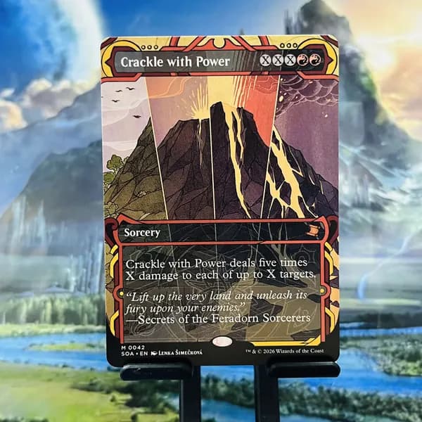 Кастомные прокси-карты Magic The Gathering, карты без фойла, выгодные скидочные цены Crackle with Power SOA #42 EN