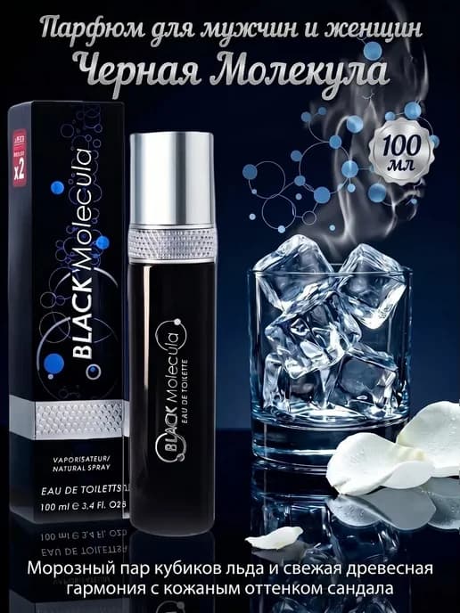 Туалетная вода Черная молекула 100 мл Black molecule