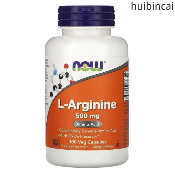 NOW L-Arginine 500 мг 100 капсул, Л-Аргинин (улучшает кровообращение)