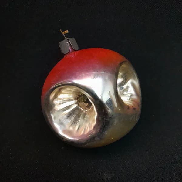 Елочная игрушка СССР,стекло,шар прожектор. Винтаж.